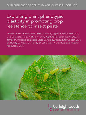 cover image of Exploiting plant phenotypic plasticity in promoting crop resistance to insect pests